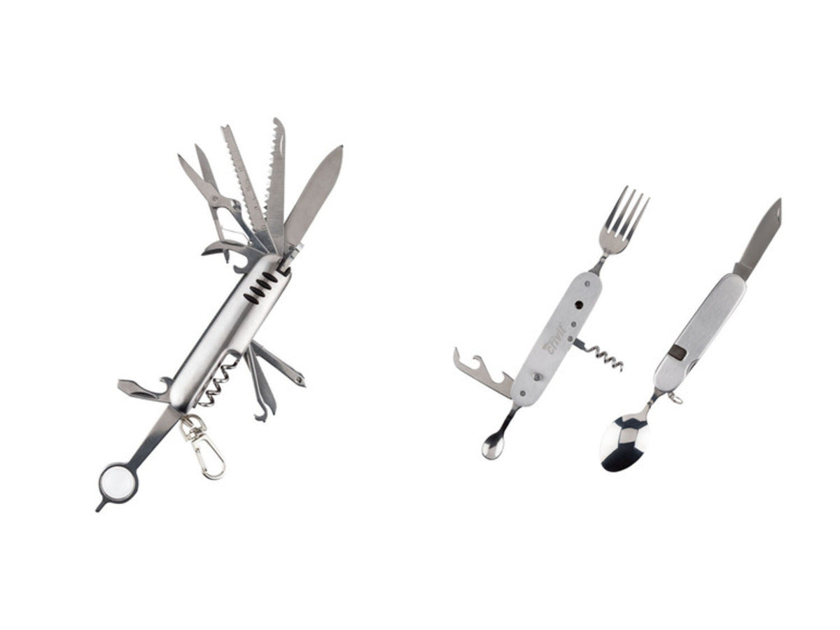 Multifunctional knife/camping cutlery