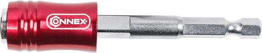 Connex Bithalter 150 mm - Magnetisch - Mit Schnellwechselfutter - Aus Chrom-Vanadium-Stahl / Akkuschrauber-Zubehör / Bithalter für Bohrmaschine