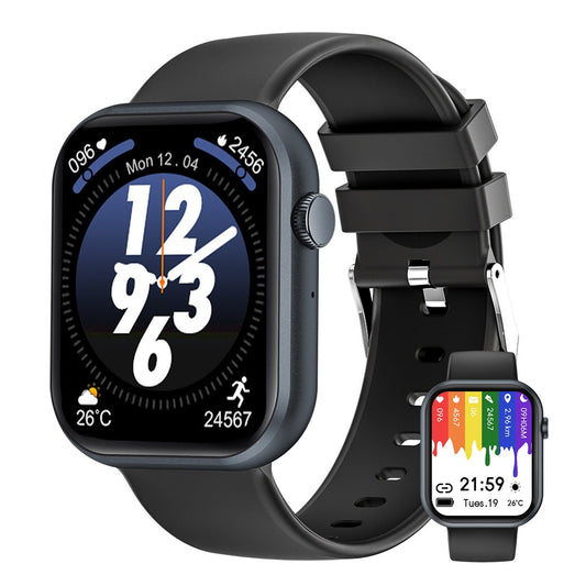 Smart watch, fitness, pedometer, heart rate, call, music control, alarm clock, different screens, etc 