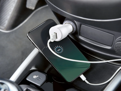 Mobile phone charging cable set for car charging plug