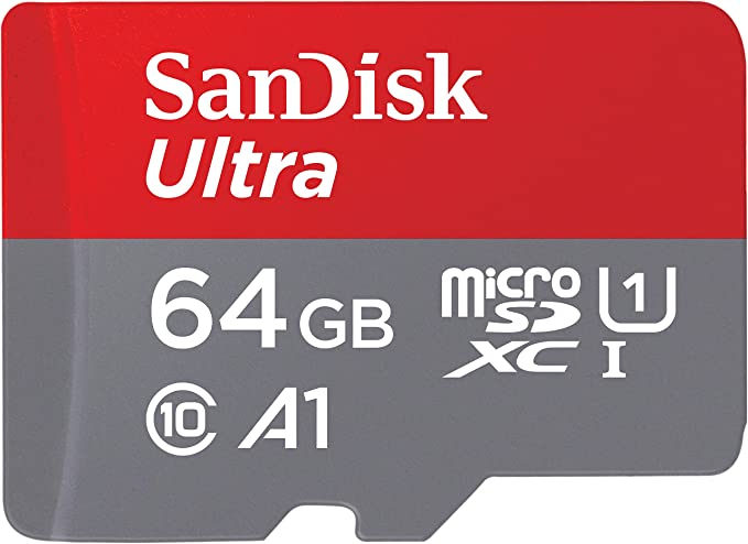 Sandisk Ultra A1 micro memory card 64GB 